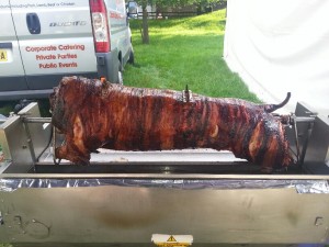 picture of hog roast Dukes roasters